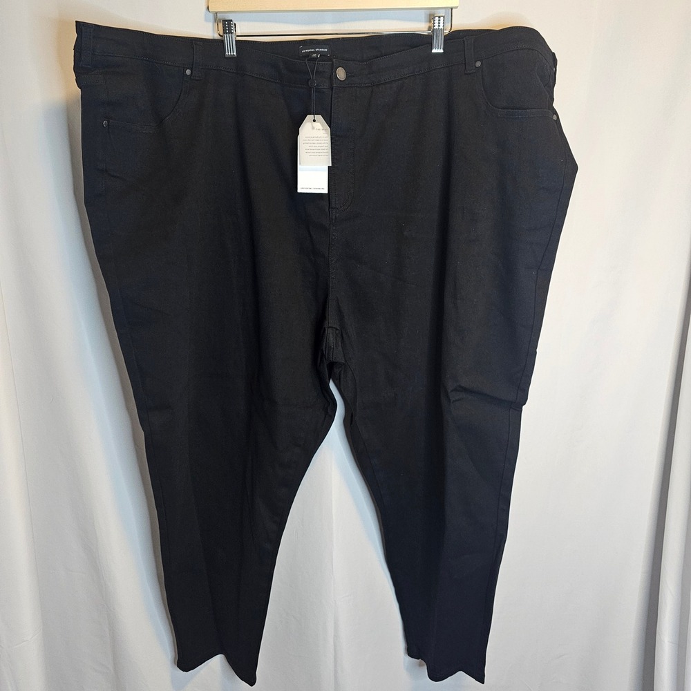 Universal Standard Seine Mid Rise Skinny 27" Solid Black Womens‎ Size 36
